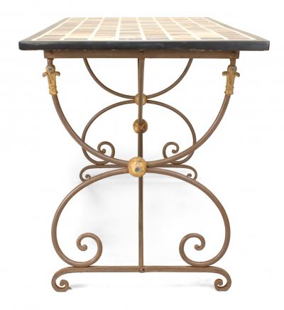 Pair of Italian Neo Classic Marble End Tables