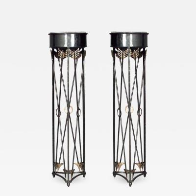 Pair of Italian Neo Classic Pedestals