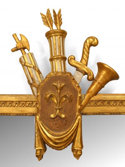 Pair of Italian Neo classic 18 19th Cent Gilt Framed Wall Mirrors