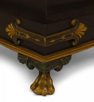 Pair of Italian Neoclassic Bronze and Gilt Urns