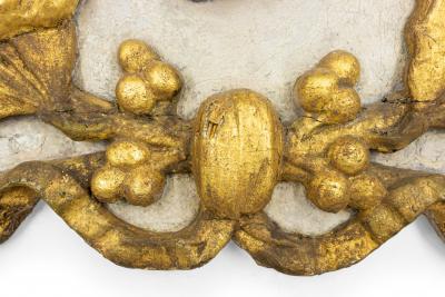 Pair of Italian Neoclassic Carved Gilt Wall Plaques
