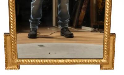 Pair of Italian Neoclassic Giltwood Mirrors