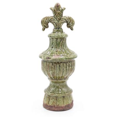 Pair of Italian Neoclassic Style Terra Cotta Ornaments