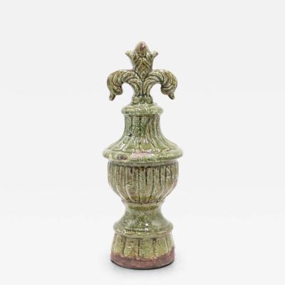 Pair of Italian Neoclassic Style Terra Cotta Ornaments
