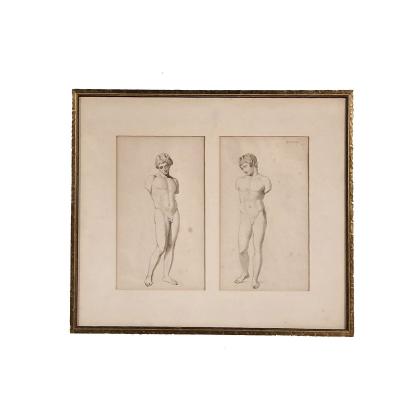 Pair of Italian Neoclassical Engravings 18th century