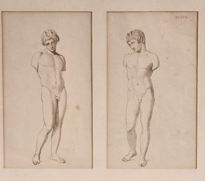 Pair of Italian Neoclassical Engravings 18th century