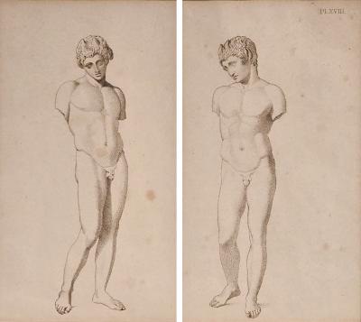 Pair of Italian Neoclassical Engravings 18th century