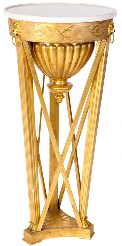 Pair of Italian Neoclassical Gu ridons or Side Tables Tuscany 1830