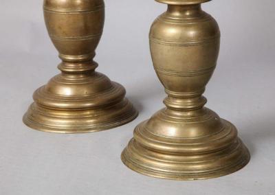 Pair of Italian Renaissance Bronze Candlesticks