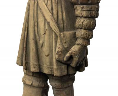 Pair of Italian Renaissance Iron Page Figures