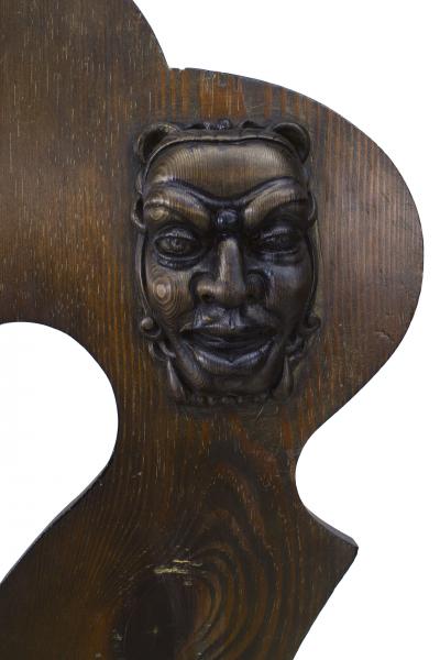 Pair of Italian Renaissance Pine Sgabello Side Chairs