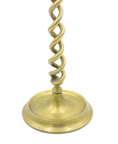 Pair of Italian Renaissance Style Brass Candlesticks