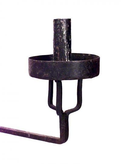Pair of Italian Renaissance Wrought Iron Floor Torchieres