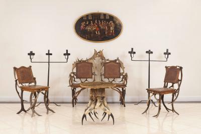 Pair of Italian Renaissance Wrought Iron Floor Torchieres