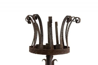 Pair of Italian Renaissance Wrought Iron Torch Wall Sconces