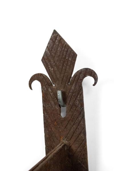 Pair of Italian Renaissance Wrought Iron Torch Wall Sconces