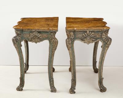 Pair of Italian Rococo Console Tables
