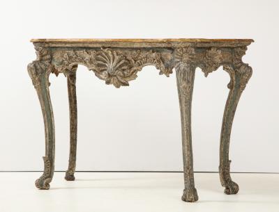 Pair of Italian Rococo Console Tables
