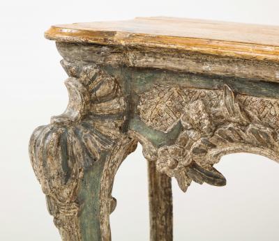 Pair of Italian Rococo Console Tables