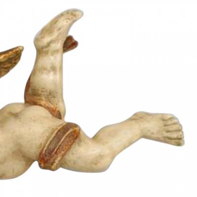 Pair of Italian Rococo Gilt Cupids