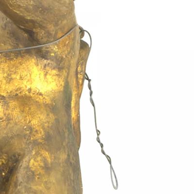 Pair of Italian Rococo Gold Painted Cupids