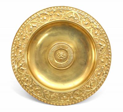 Pair of Italian Rococo Style Bronze Dore Compotes