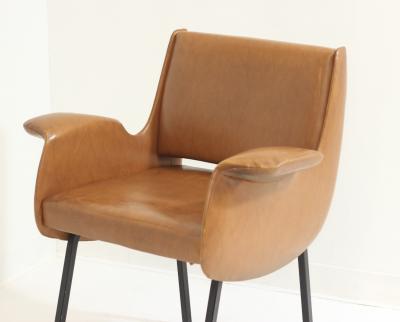 Pair of Italian Side Chairs 1960s Italy