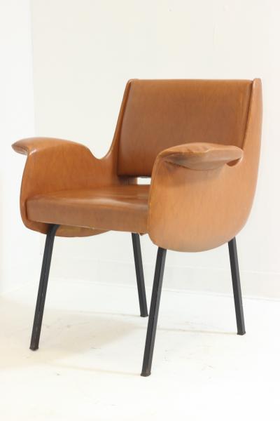 Pair of Italian Side Chairs 1960s Italy