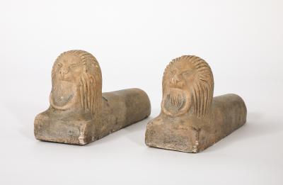 Pair of Italian Stone Lions