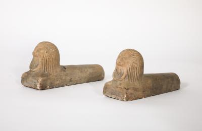 Pair of Italian Stone Lions