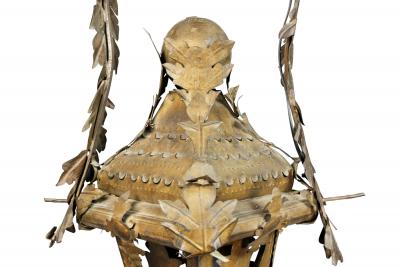 Pair of Italian Tole Hanging Lanterns