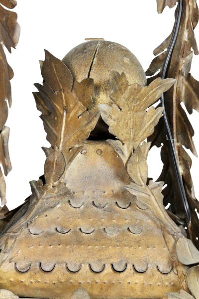 Pair of Italian Tole Hanging Lanterns