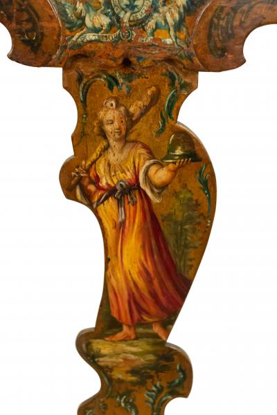 Pair of Italian Venetian Painted Side Chairs