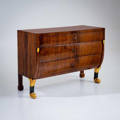 Pair of Italian Walnut Chests of Drawers Italy circa 1830