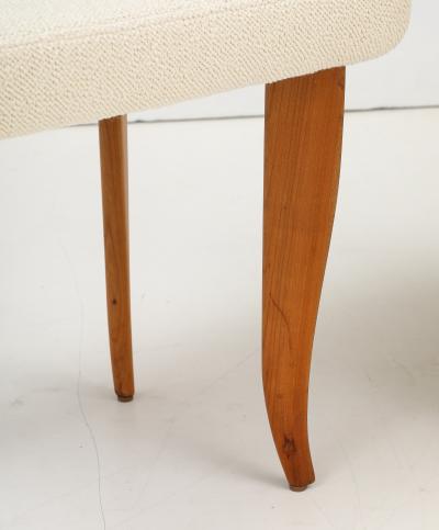 Pair of Italian Wood Stools circa 1940