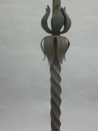 Pair of Italian Wrought Iron Floor Lamps