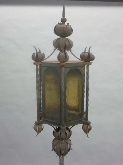 Pair of Italian Wrought Iron Floor Lamps