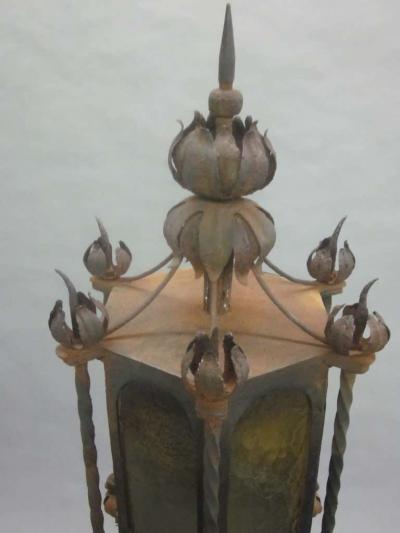 Pair of Italian Wrought Iron Floor Lamps