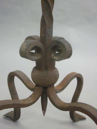 Pair of Italian Wrought Iron Floor Lamps