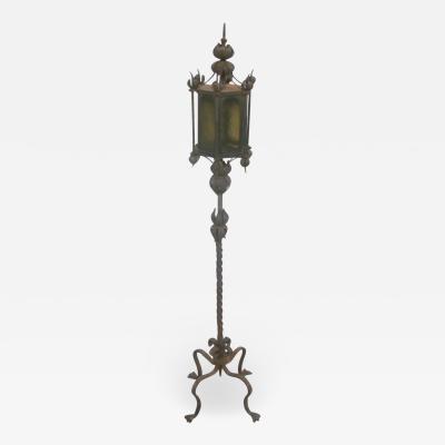 Pair of Italian Wrought Iron Floor Lamps