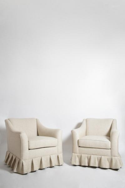 Pair of Italian armchairs 1960s 