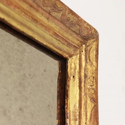 Pair of Italian mecca giltwood mirrors Circa 1850