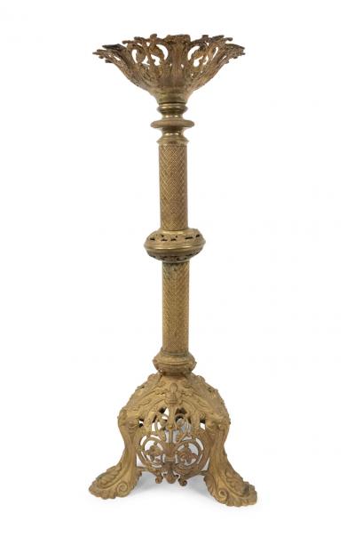 Pair of Italian renaissance Bronze Altar Candlesticks