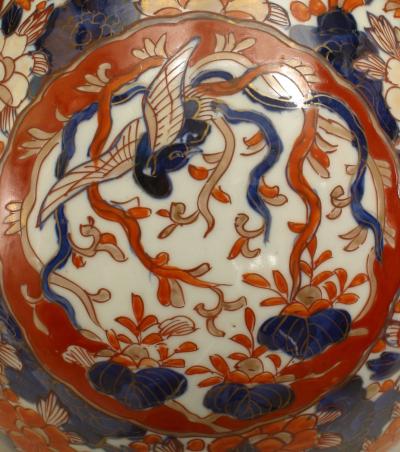 Pair of Japanese Imari Porcelain Vases