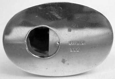 Pair of Japanese Silver Figural Buddha Salt Pepper Shakers