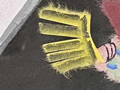 Pair of Japanese Woodblocks Custom Frames Signed