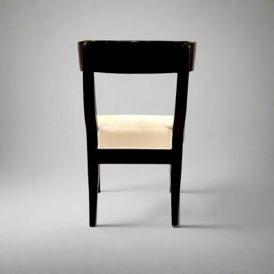 Pair of Klismos Ebonized Early 19th Century Side Chairs