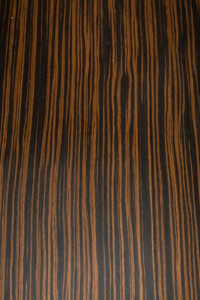 Pair of Lacquer Zebrawood Cubes