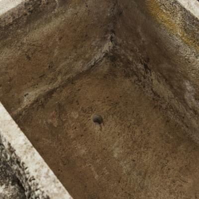 Pair of Large Antique French Faux Bois Planters