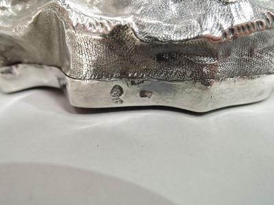 Pair of Large Antique German Silver Renaissance Hunting Figures